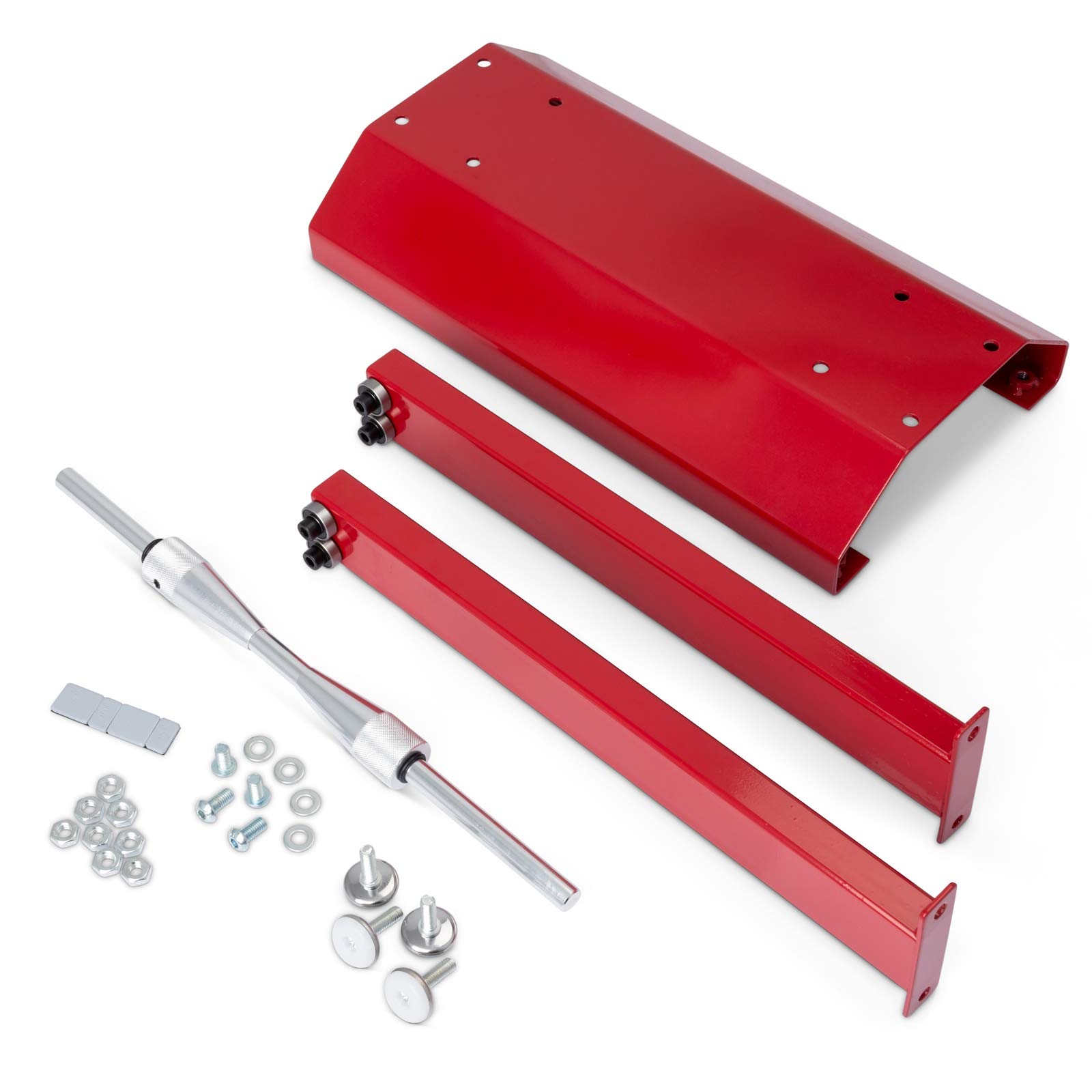 EQUILIBRATRICE BILANCIATORE RUOTE GOMME MOTO PERNO A CUNEO ROSSO
