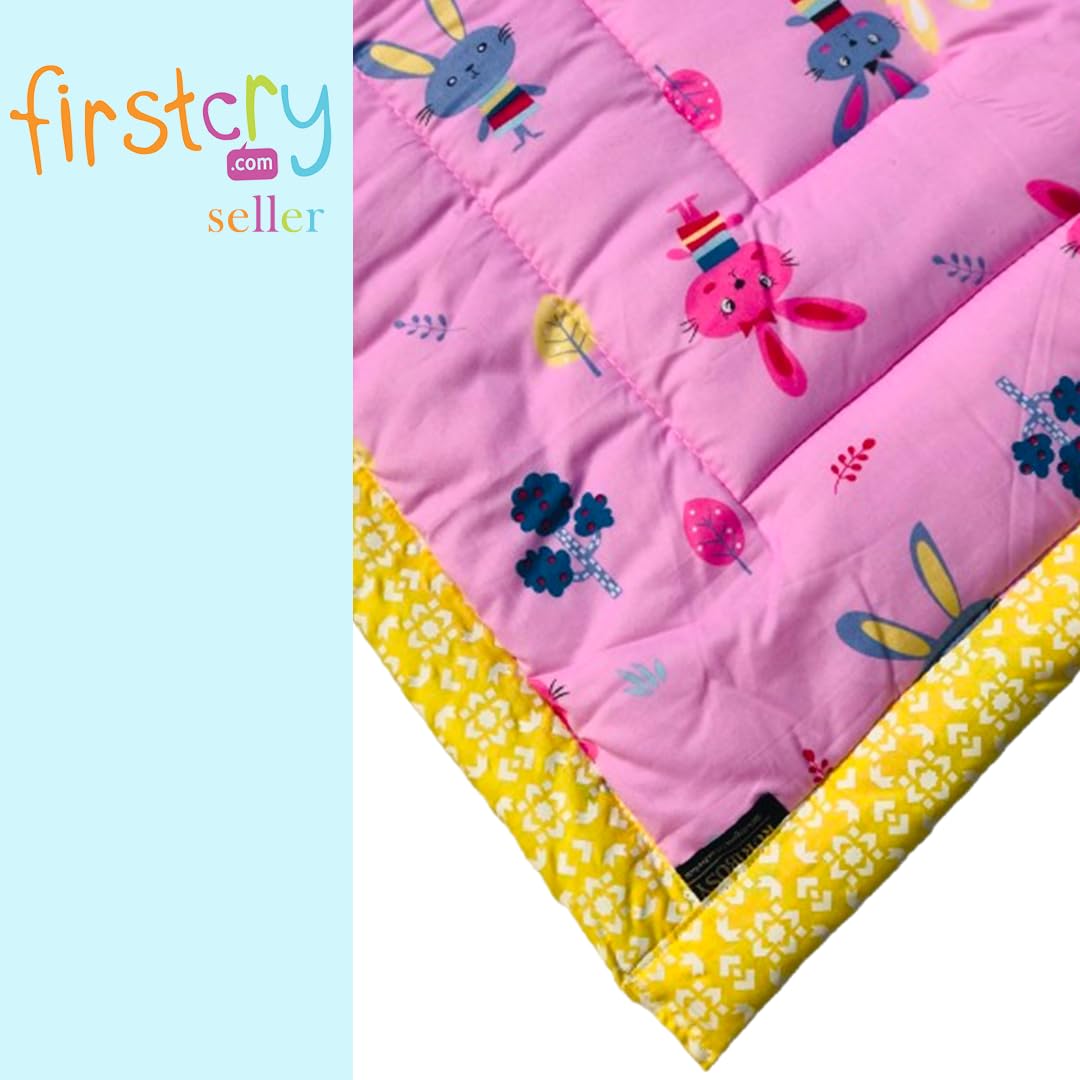 RURIBOSY |Bedding Mattress for Cotton, Baby Sleeping Bed Set Godari Baby Cradle |Sleeping Mat |Multi Purpose Cushioned Bed |Baby Bed for 0 to 2 Years. 3