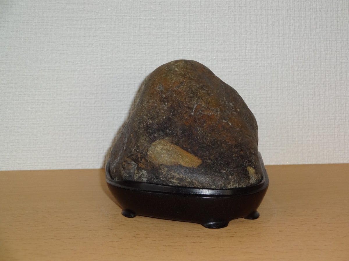 【鑑賞用自然石(風速)】自然石(只見川) 台座付き 鑑賞用自然石(風速)自然石(只見川) 台座付き 【公式通販】