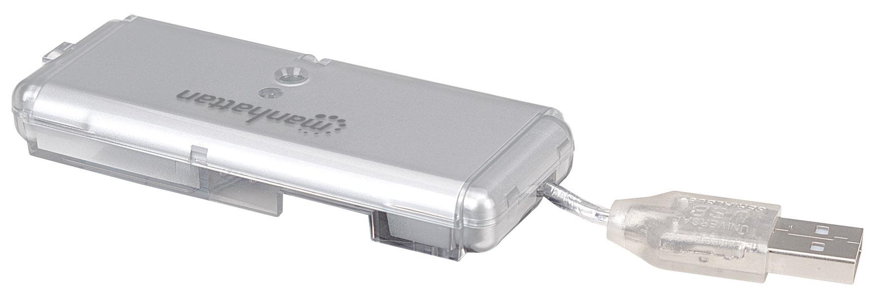 ゆゅ Amazon.com: Manhattan 4-Port Hi-Speed USB Pocket Hub - Silver