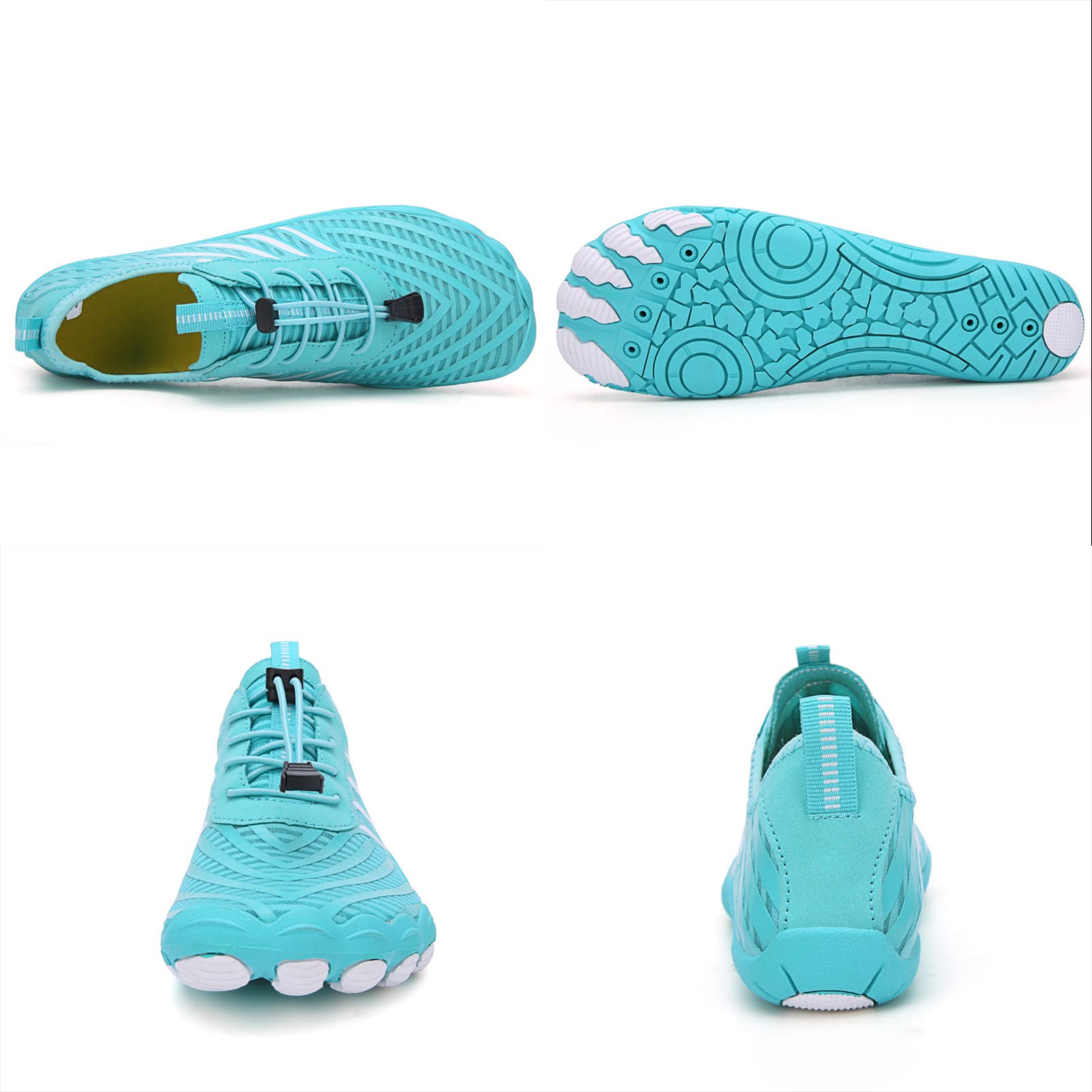 Zapatos Acuáticos para Hombres Zapatos De Playa Descalzos Zapatos De Natación Acuática Yoga Secado Rápido Zapatos Ligeros Zapatos De Fitness Zapatos De Entrenamiento(35 EU, C01-Blue)