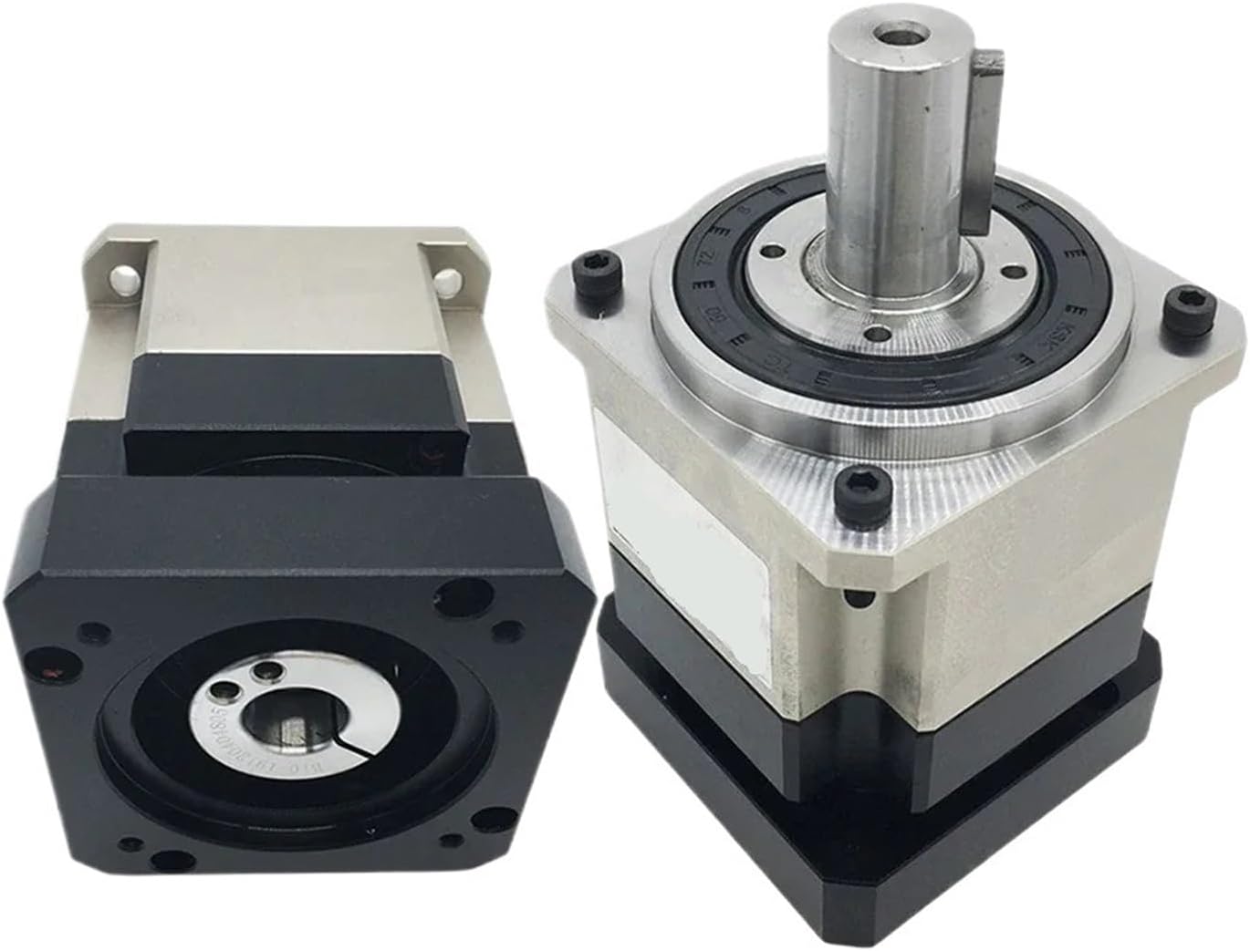 1pcs Helical Gear Nema23 Planetary Gearbox 3Arcmin Ratio 3:1~100:1 Input 11/14mm for 200W 400W Servo Motor Reducer(Ratio 70 to 1,Input Shaft 6.35mm)