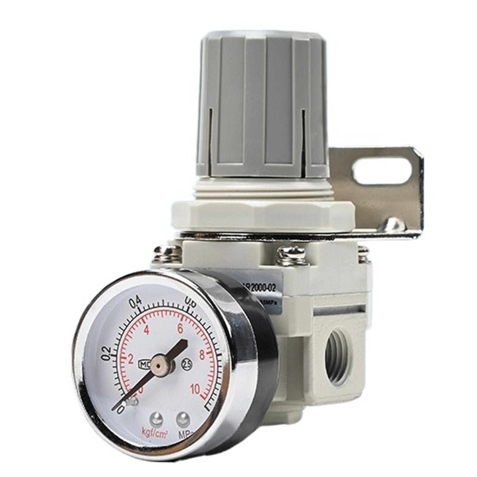 1Pcs pressure regulating valve pneumatic air pressure regulating valve AR2000-02 pressure reducing valve air compressor pressure regulating valve pressure regulating valve(AR2000-02)