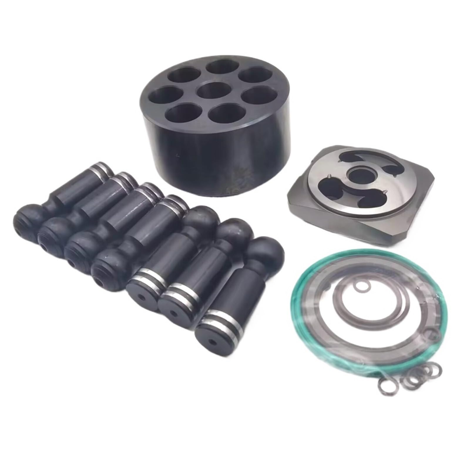 1 x A6VM Hydraulikmotor-Reparatursatz, Motordrehgruppen-Kits für A6VM107 Axialkolbenmotor, Ersatzteile, Motorzubehör