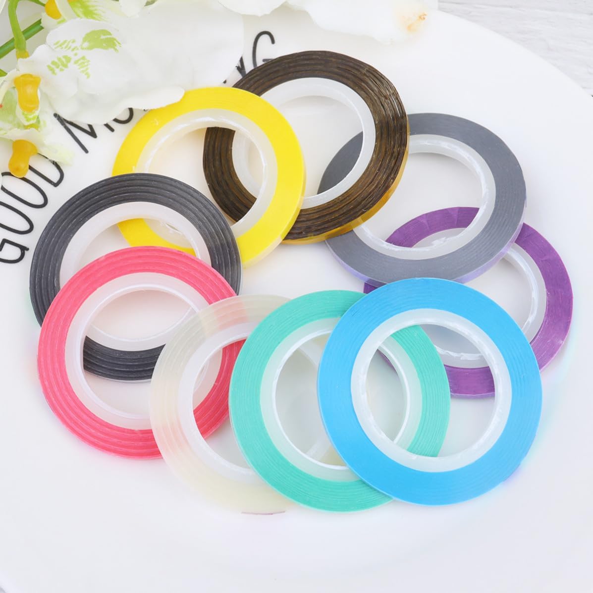 27pcs Nail Art Sticker Striping Tape Line Paper