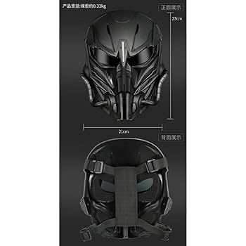 Amazon.co.jp: WoSporT エイリアンパニッシャーマスク BK : ホビー
