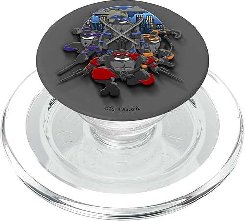 Teenage Mutant Ninja Turtles Grupo Shot Dark Retrato PopSockets PopGrip agarre intercambiable para teléfonos y tabletas PopSockets MagSafe PopGrip