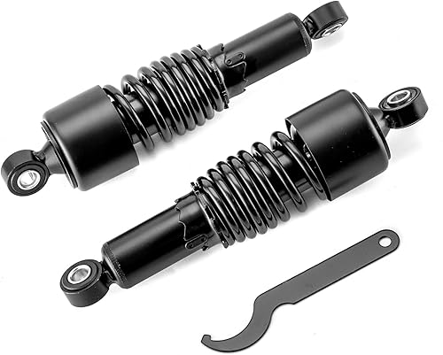 Miniatura 2 de WeiSen Kit de descenso ajustable de precarga de amortiguadores traseros de 10.5 pulgadas compatible con Harley Touring Electra Street Glide Road