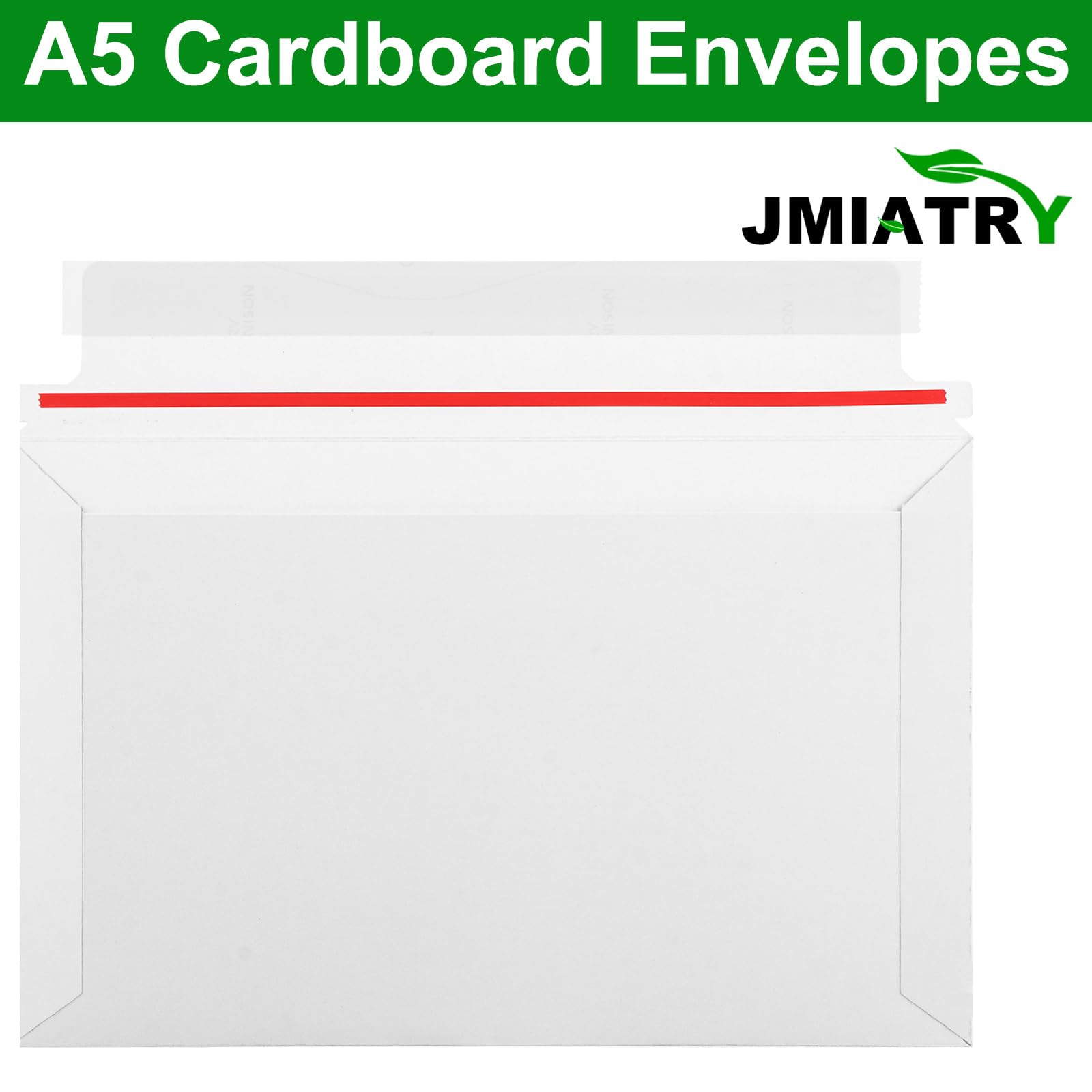 Lot de 120 enveloppes en carton rigide A5 Blanc 250 x 163 mm