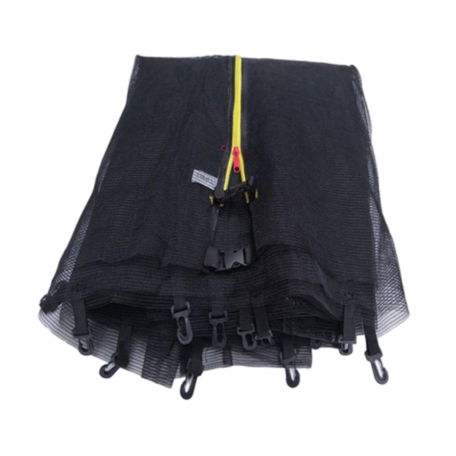 Yiju Trampoline Replacement Net Safe Net Accessories Surround Protection Parts Repair Breathable Buckle Without Poles Round Frame, 14FT
