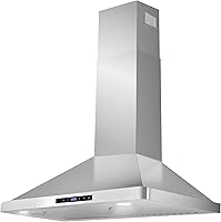 Vista 13 de COSMO COS-63175S 30 in. Vista Collection 380 CFM Ducted Wall Mount Range Hood, Touch Controls, LED Lights, Stainless Steel