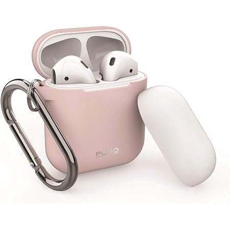PURO Custodia in Silicone per Airpods con Gancio per Cappello, Rosa :  Amazon.it: Elettronica