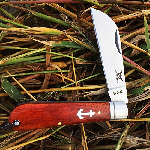 Watchman W002 Pocket Knife Folding Knives Traditional Folder Wood Handle Material Collection #TOP5