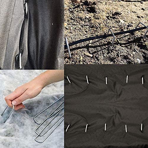 Altruistic 50Pces Landscape Staples 6 Inch Garden Staples Stakes, Fence Stakes Metal Tent Stakes Galvanized Steel Landscape Fabric Staples Sod Ground Staple Weed Barrier Stakes #TOP5