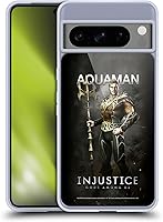 Vista 1 de Head Case Designs Officially Licensed Injustice Gods Among Us Aquaman Characters Gel Case [Military Grade Protection] Compatible with Google Pixel 8