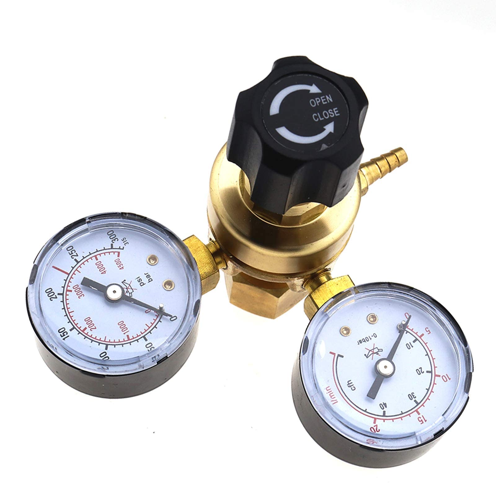 Gasslang, Inert Argon Stikstof Co2 Tablet Lassen van Luchtpijp Moer Union 1/4 Inch (2.0M), Industriële Fles Hitch Kit voor Mig-Mag Lassen