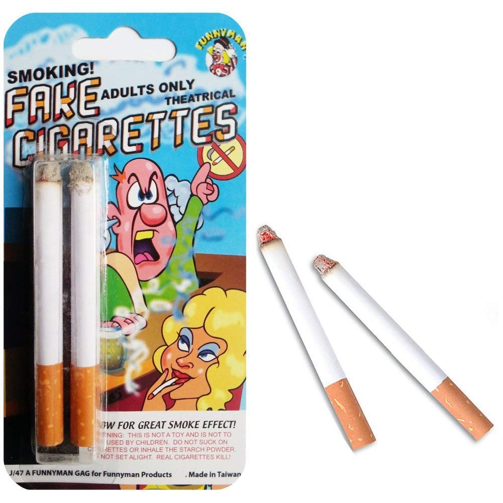 pro cigarettes Party Pro 2X Theatrical Smoking Fake Cigarettes (Adults ONLY) - Plastic  Case - Mulit Colour