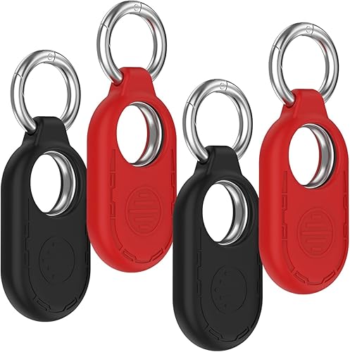 Miniatura 8 de Miimall Paquete de 4 fundas de silicona compatibles con Samsung Galaxy SmartTag2, antiarañazos, a prueba de golpes, suave al tacto, funda protectora
