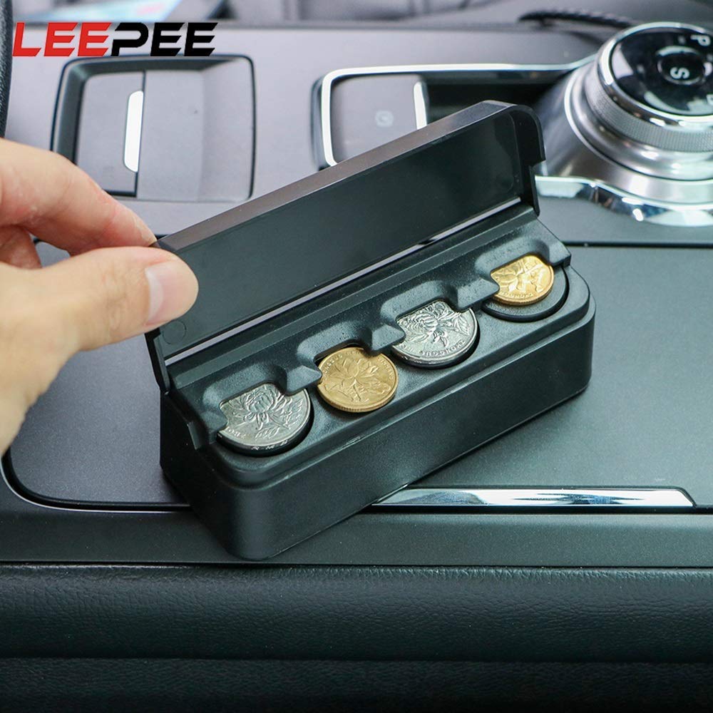 Car Boot Organizer Car Orginazer Coin Case torage Box Holder Contenitore Car Coin Holder Black Car-Styling A to Accessories Plastic Car Trunk Organizer