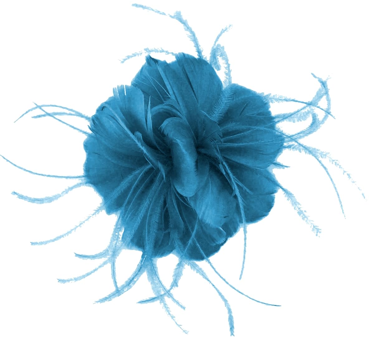 Failsworth Millinery Feather Fascinator - Petrel, One Size