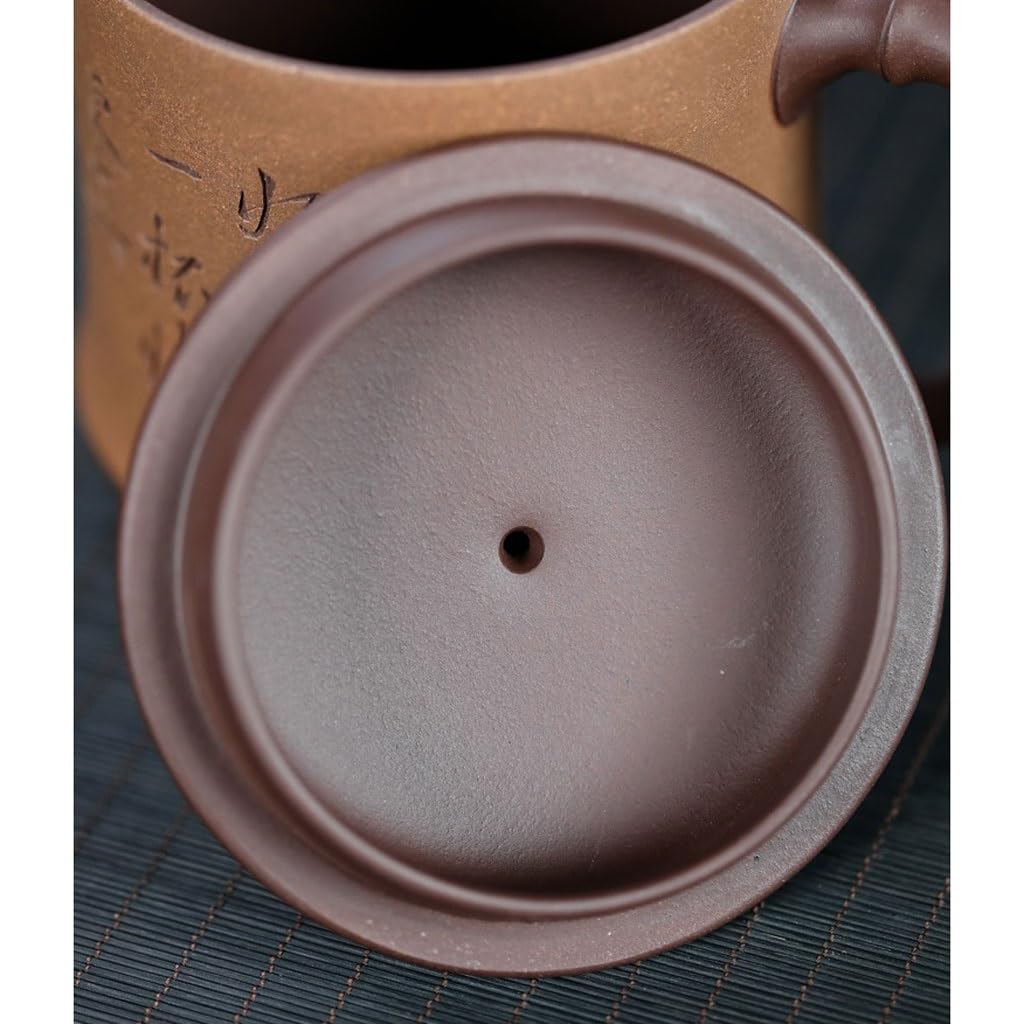 Tasse à thé Filtre Manuel for thé et Eau - Séparation de Sable Violet - Tasse à café d'étude 500 ML - Tasse à thé en Argile Tasses à thé réutilisables