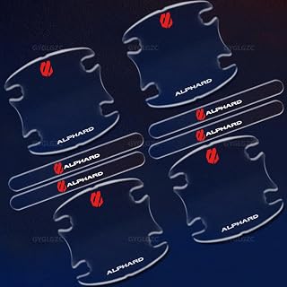 アルファード ドアハンドルプロテクター アルファード 20系 30系 40系 キズ防止 透明 (アルファード)