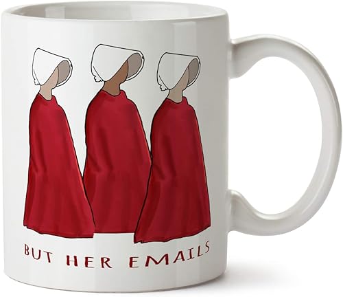 Delicious Accessories But Her Emails Anti Trump Demócrata Liberal Feminista Hillary Clinton divertida taza de café 11 oz