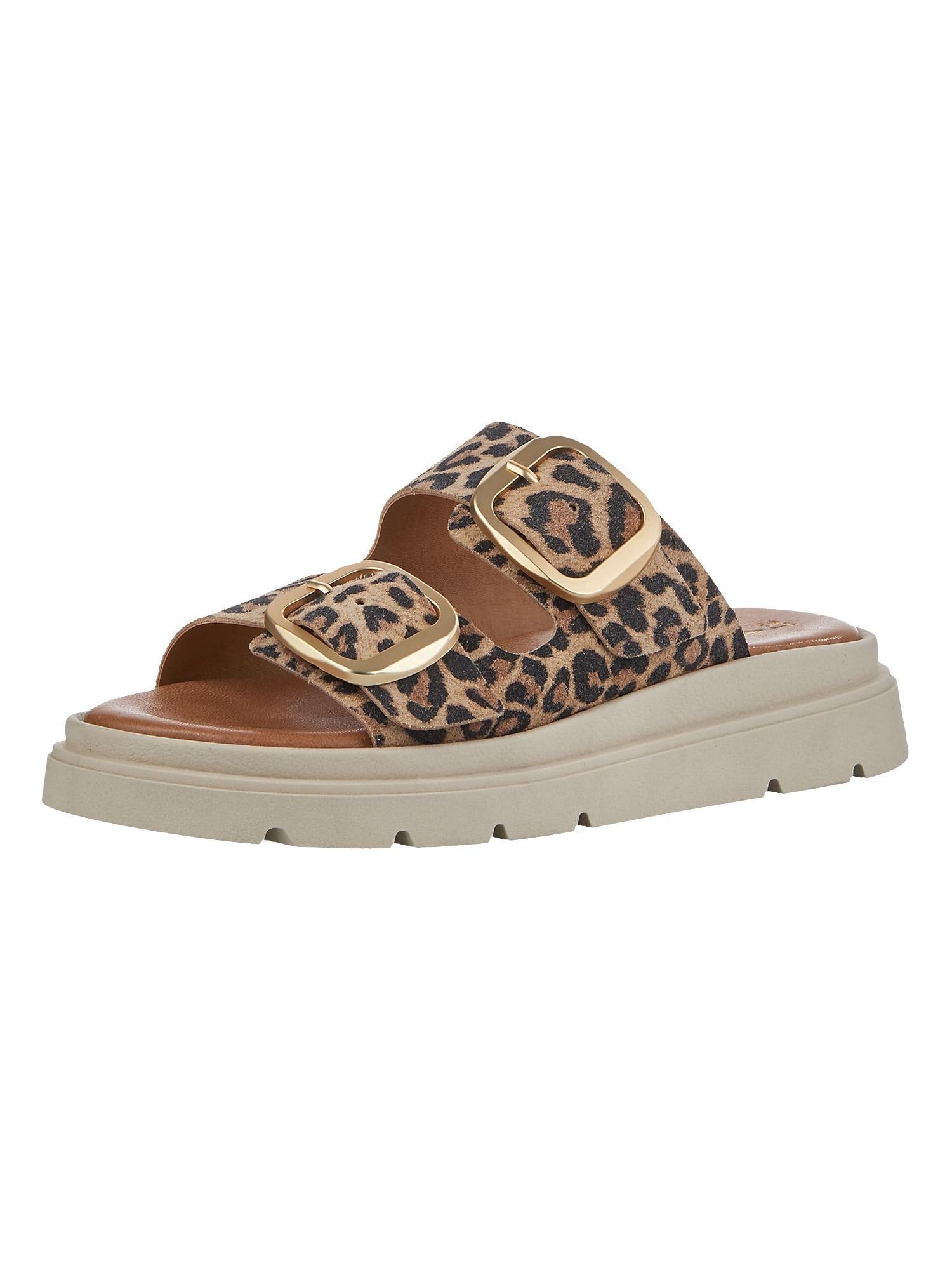 Tamaris Damen Heeled Mules Leder