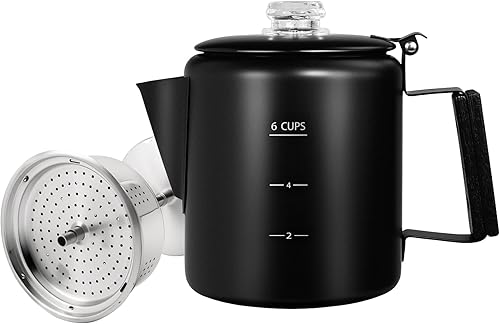 Miniatura 11 de Cafetera Percoladora Sin Revestimiento de 12 Tazas Olla de Café de Acero Inoxidable 304 Olla Moka para Estufa Cafetera Espresso Italiana Greca