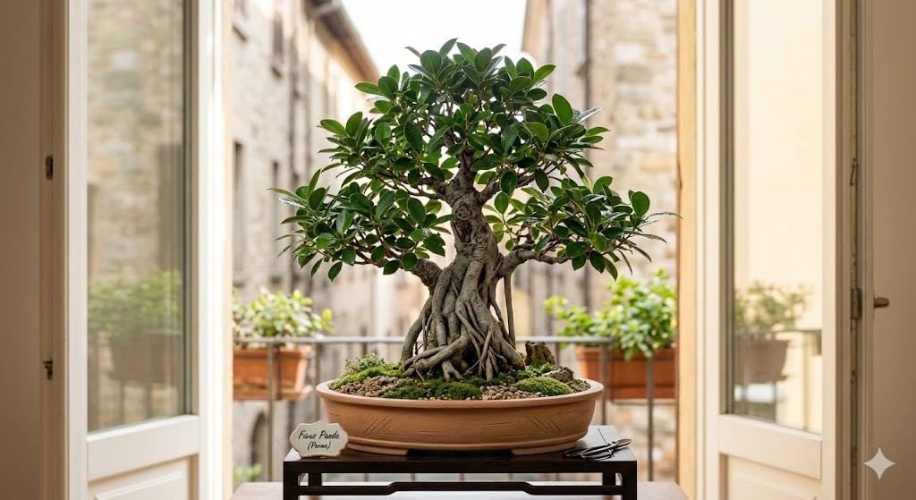 VIVAIO GARDEN FOREST Bonsai Ficus Panda Vaso 20 cm