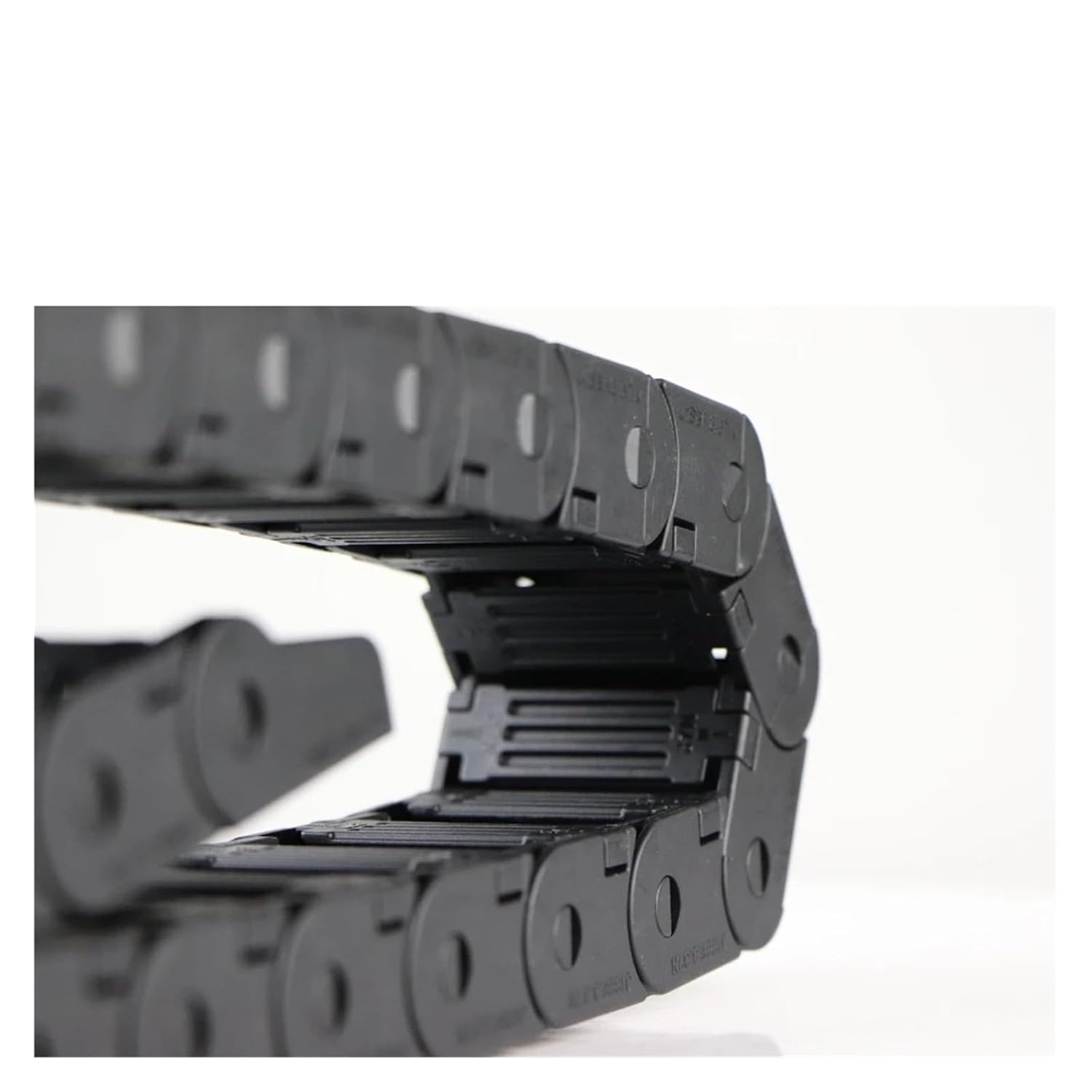 1M Cable Chain Semi-Enclosed Interior Opening 18x18 18x25 18x37 18x50 Drag Plastic Towline Transmission(28mm,18x25 mm)