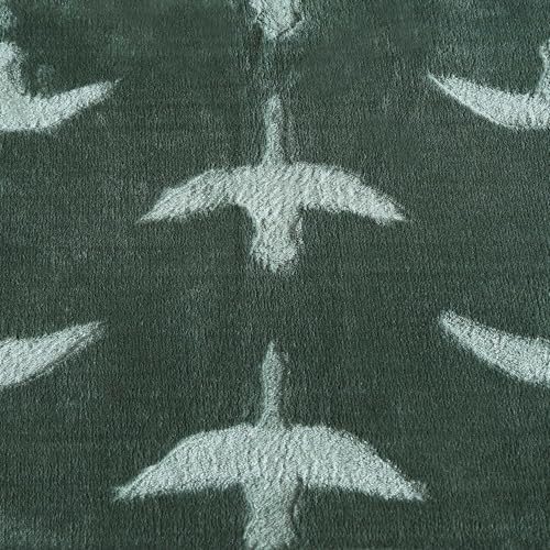 Image of Eddie Bauer - Throw Blanket, Ultra-Soft & Embossed Plush Bedding, Blanket for Couch & Bed (Geese Green, 50 inch x 70 inch)