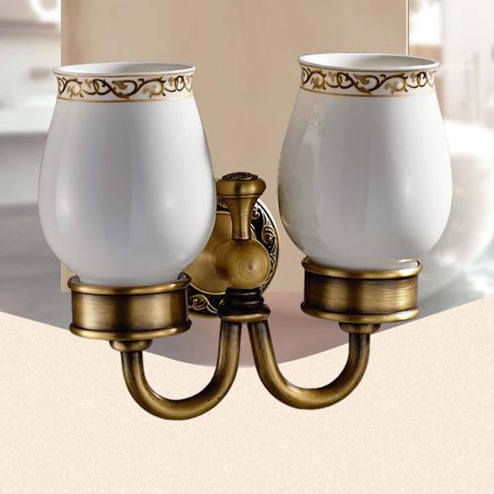 YUPEAntique copper bathroom accessoriesstyle dualCup