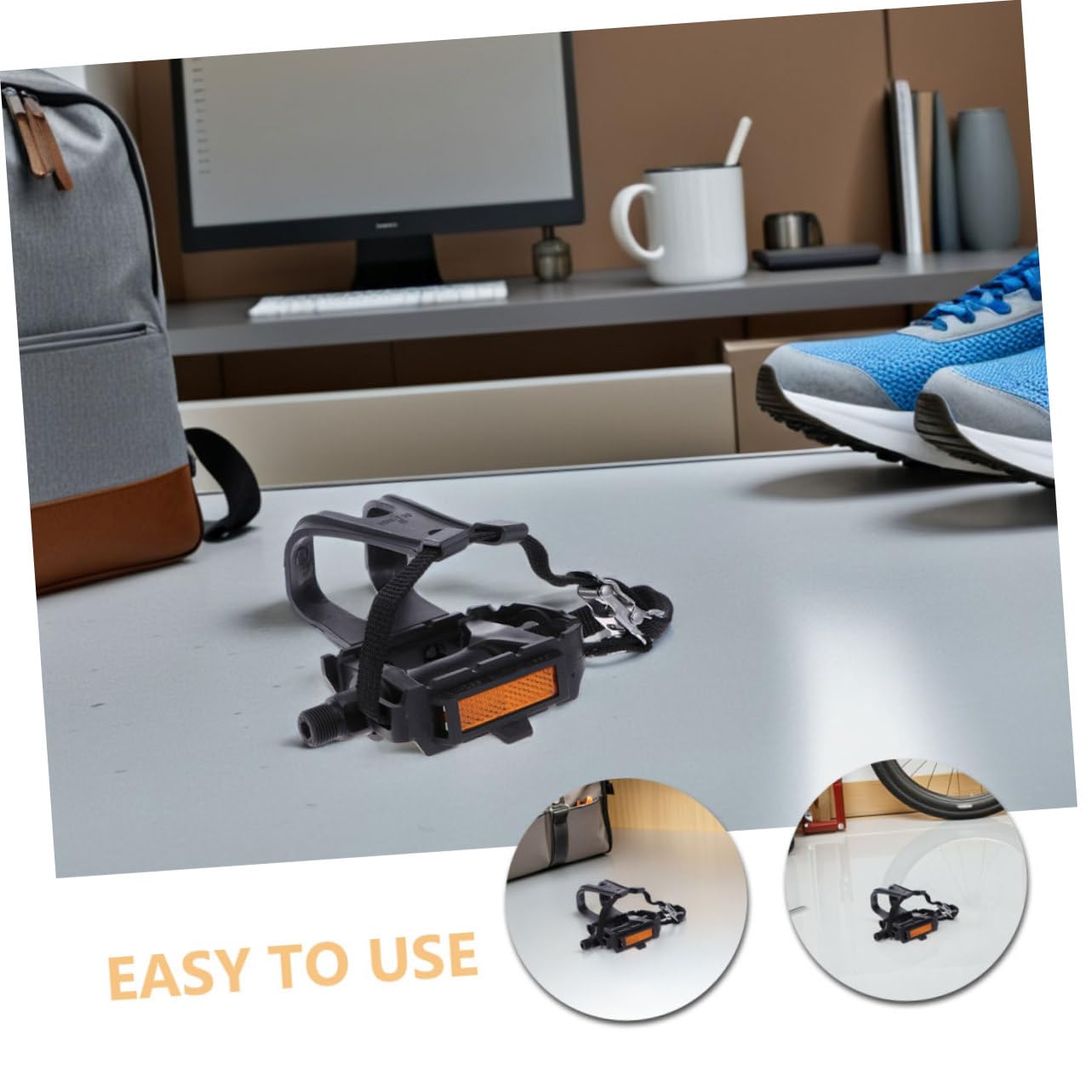 TOYANDONA 2pares Correas para De Bicicleta Correas Ajustables y Antideslizantes Puntera del Pedal para Pedal para Bicicletas De Carretera De Piñón Fijo y Diario De Ciclismo