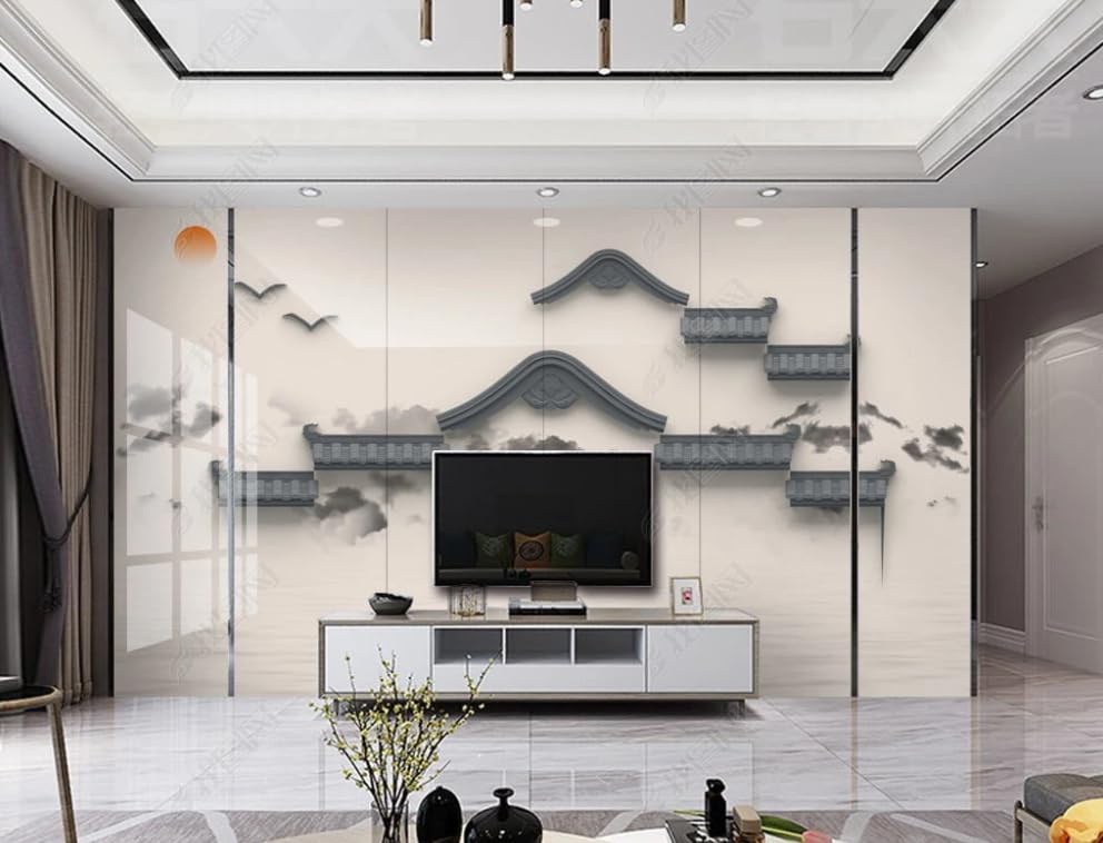 Papier Peint Intissé pour Grand Mur | Poster Géant Architectural Salon Chambre