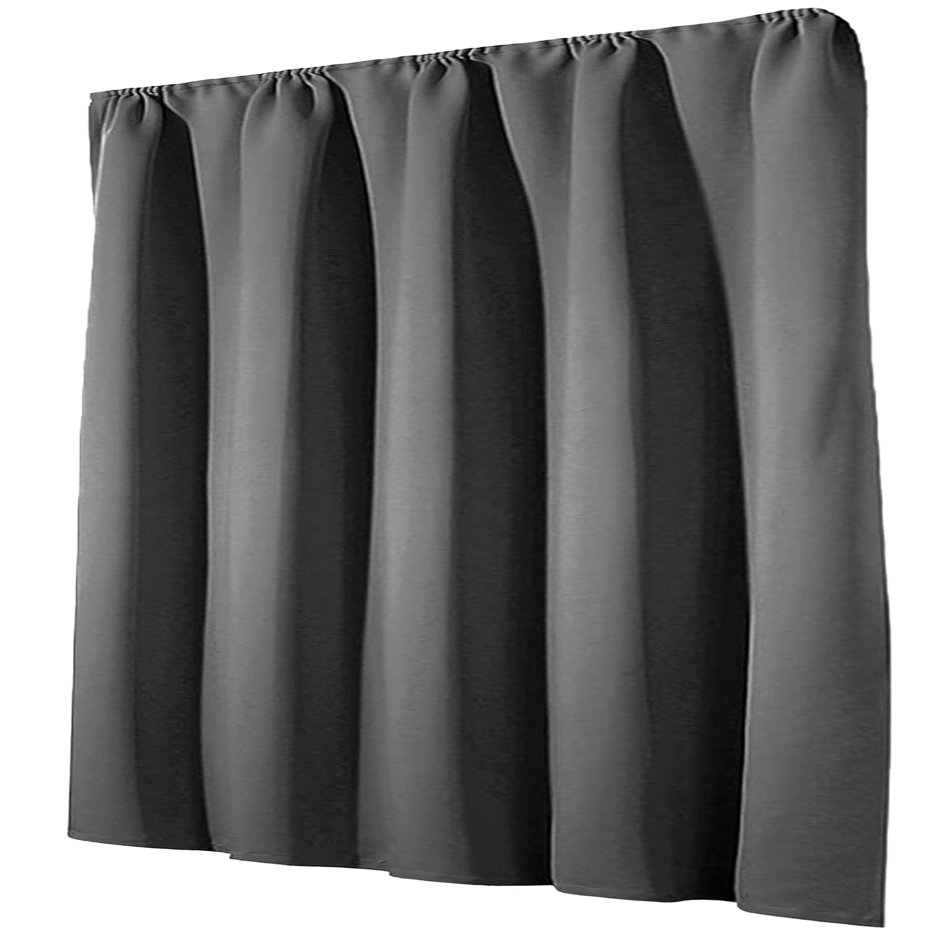 Verdunklungsvorhänge für Schienen 148 x 100 cm Weich Und Langlebig Verdunkelungsvorhang Waschbar, 1Er-Set für Schlafzimmer, Kinderzimmer, Dunkelgrau