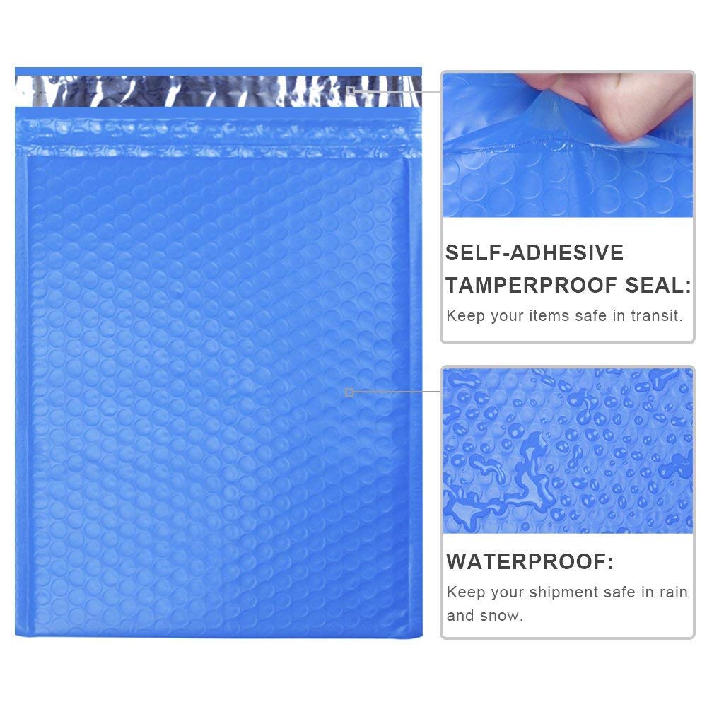 50 Buste Imbottite A Bolle #2 – Misura 8.5x12 Pollici – In Poli, Riciclabili – Per Spedizioni E Mailing - Foto 5