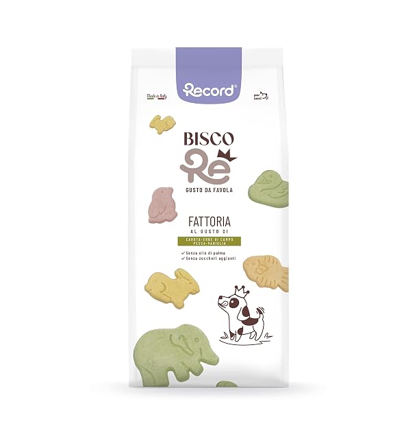 Record - BiscoRe Galletas para Perros Granja. Snack para Perros horneados, sin conservantes ni Aceite…