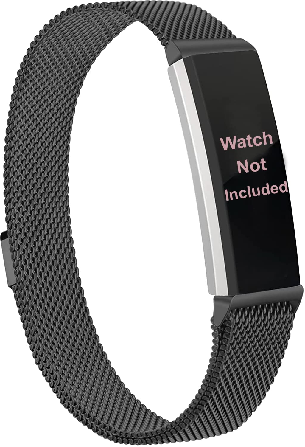 Zitel Band Compatible With Fitbit Alta/Alta HR - Stainless Steel Magnetic Lock Metal Strap-picture-20