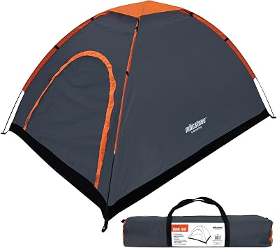 Milestone Camping Dome Tent/Sleeps Water Resistant/Portable