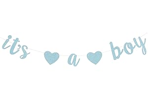 "It's a Boy" Banner: Captivating Gender Reveal Decor for Unforgettable Baby Showers