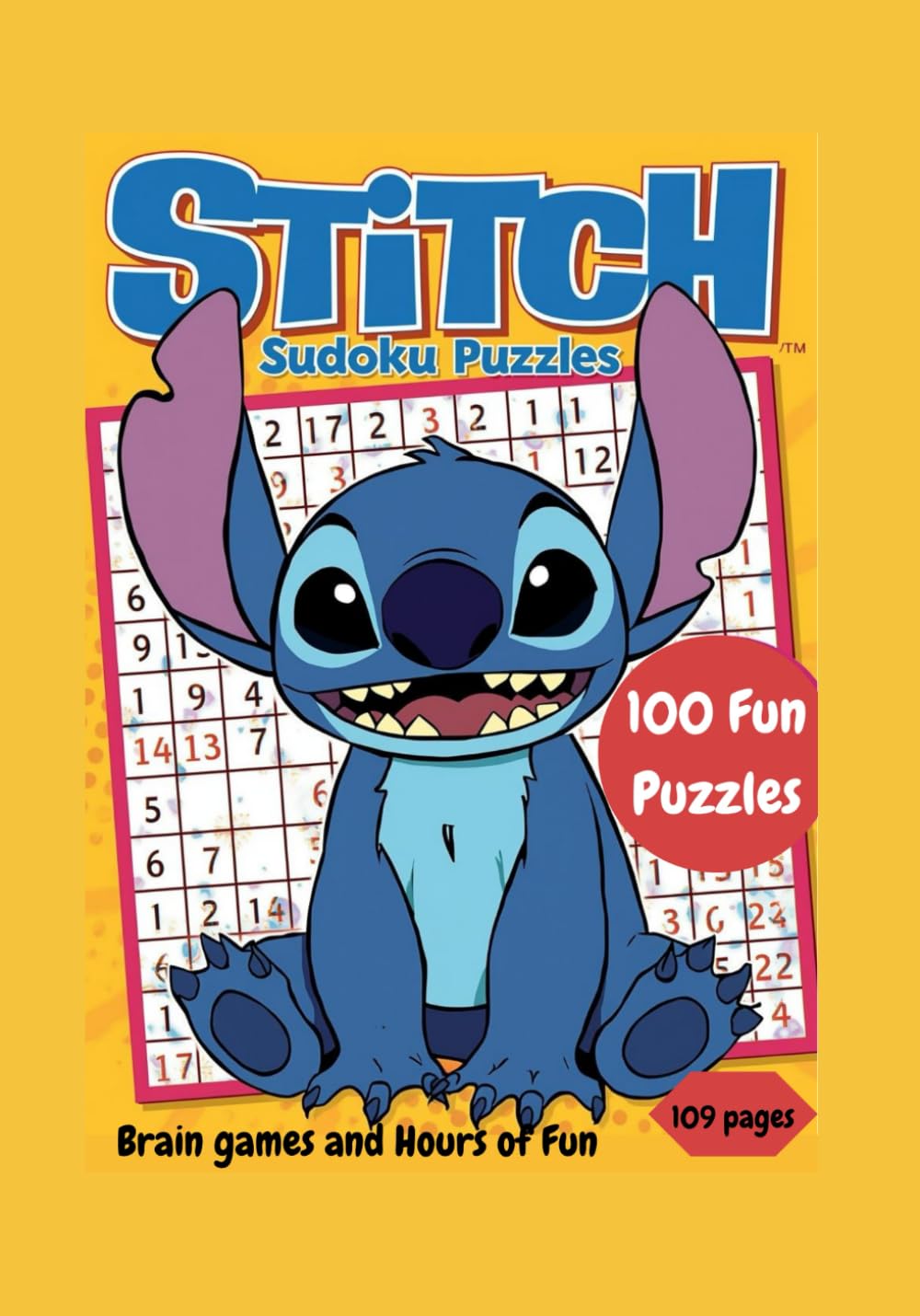 Stitch Sudoku Puzzles: 100 Fun Puzzles, Brain Boosting games and hours of Fun for adults and kids (Medium to Hard Puzzles)