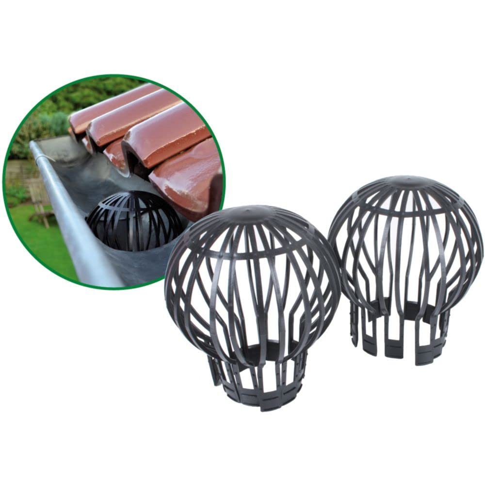Orssmigs 4 stuks Bladbescherming voor Dakgoten Regenpijpbescherming Bladvangers Dakgootbescherming Bladopvanger Regenpijp Zeef Metaal Aluminium Filterrooster Uitbreidbare Bladbescherming