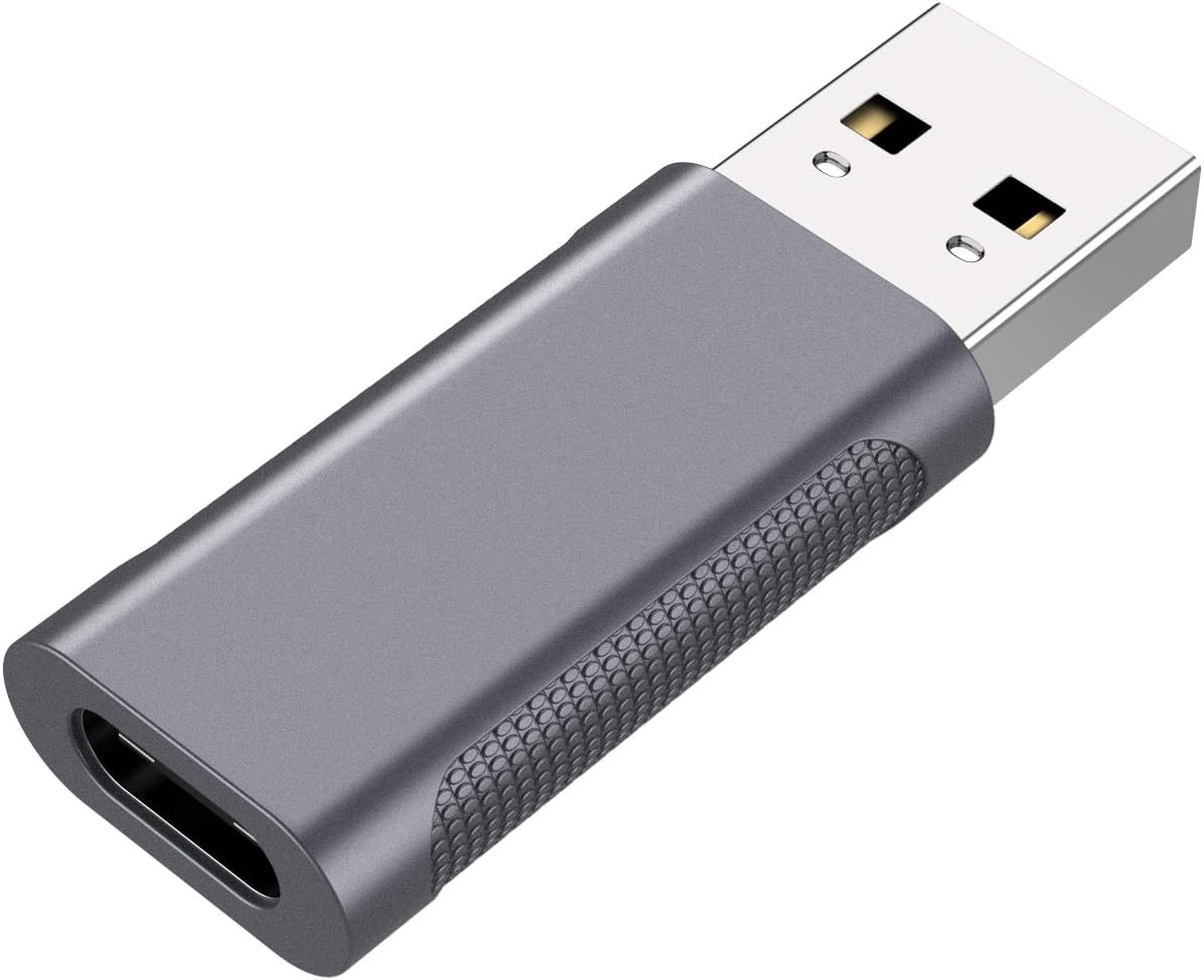 Nonda USB 3.0 Male-Female Adapter, 3 Amp Fast Charging, Compact Design