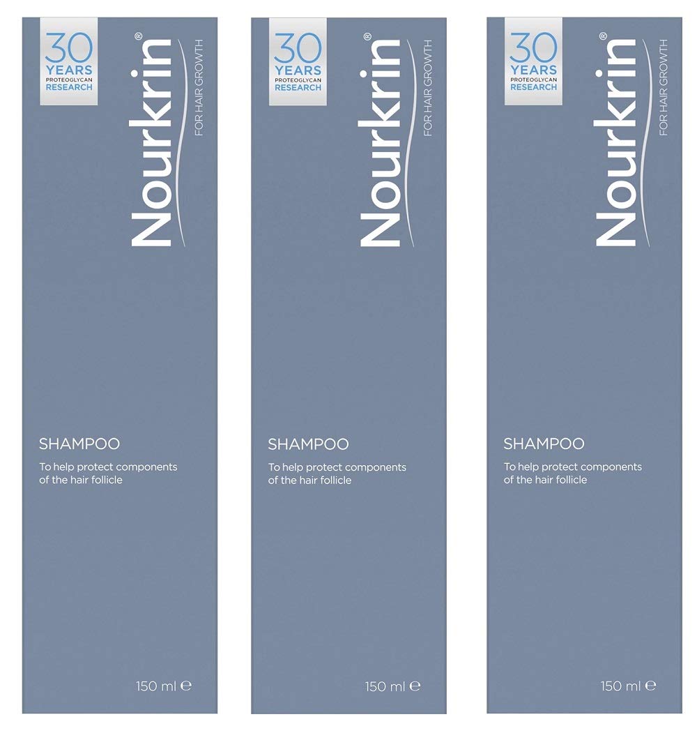 Nourkrin Shampoo (150ml) - x 3 Pack Savers Deal by Nourkrin, 150 ml (Pack of 3)
