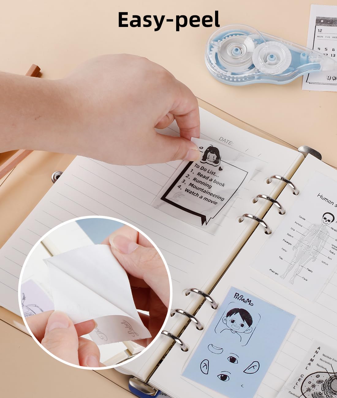 Asprint Kolorowy papier termiczny do mini drukarki T02, M02X, M02L, M02, M02S, kompatybilny z P2 P2S M04S, przenośną drukarką termiczną, 57 mm x 3,5 m, żółty/różowy/niebieski papier naklejkowy, 5 lat
