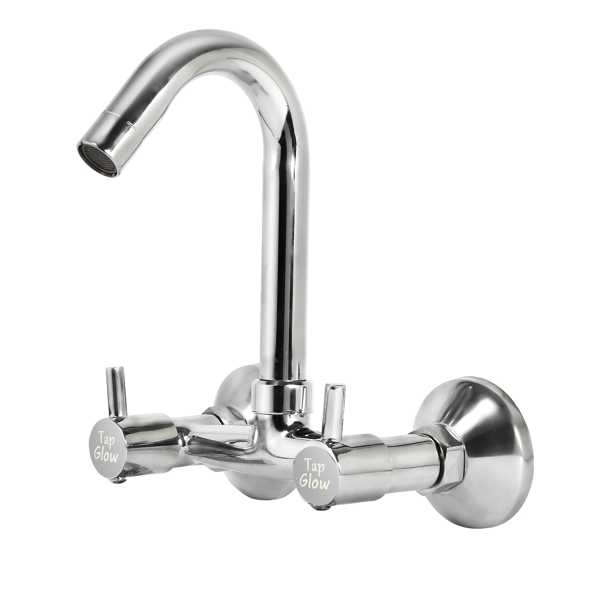 Tapglow Turbo Sink Mixer Brass Tap with Hot & Cold Water Faucet Mixer Mixer Faucet (Wall Mount Installation Type) (B0C6BL3S8J) Amazon Price History, Amazon Price Tracker