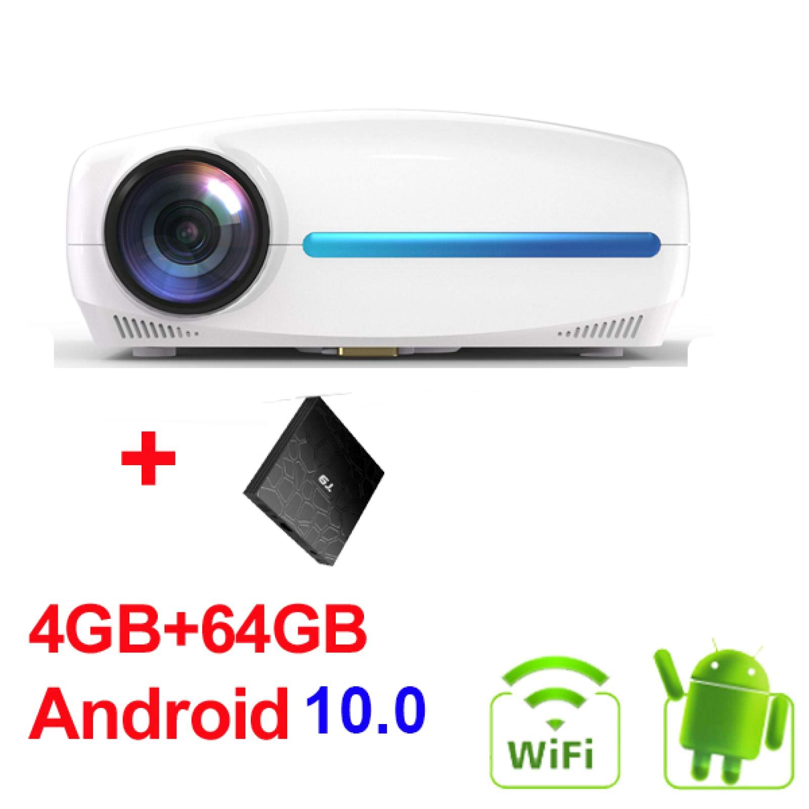 4K Full HD LED Proiettore Android Wifi Smart Home Theater Video Proiettore