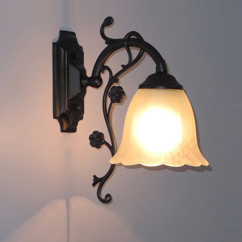 European-style dormitorio noche Lámparas de pared antiguo restaurante luces de pared de pasillo sala de estar escaleras accesorios de iluminación