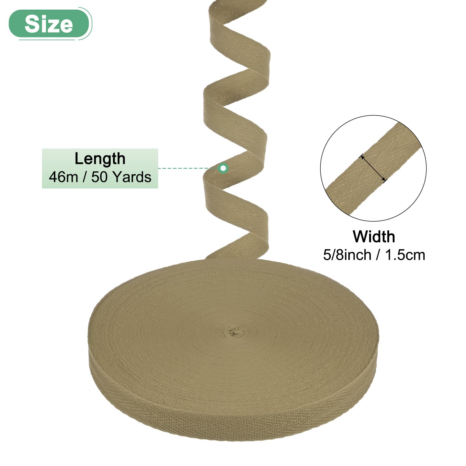 M METERXITY Cotton Twill Tape - Image 3